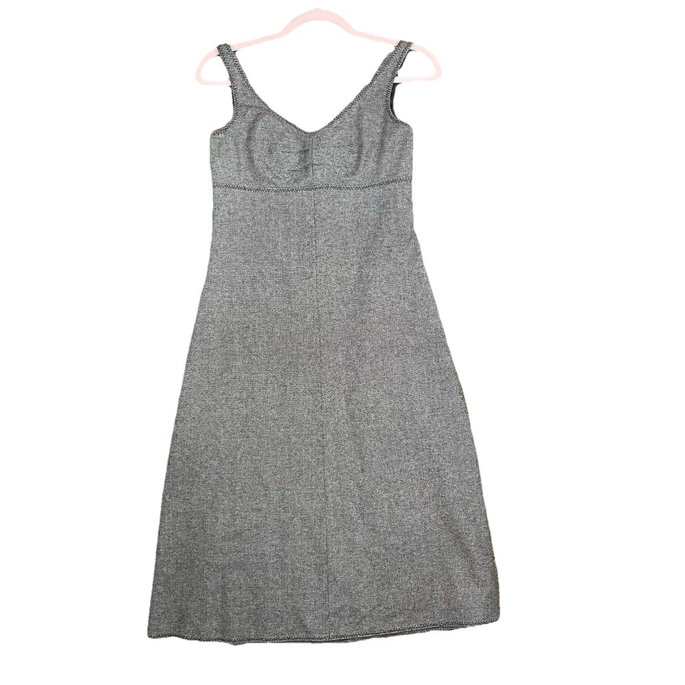 J Crew Y2K Tweed Sheath Dress Brown Lined Wool Bland Women's Size 2 Career